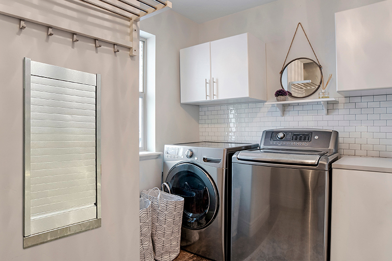 Stainless Unit in Laundry